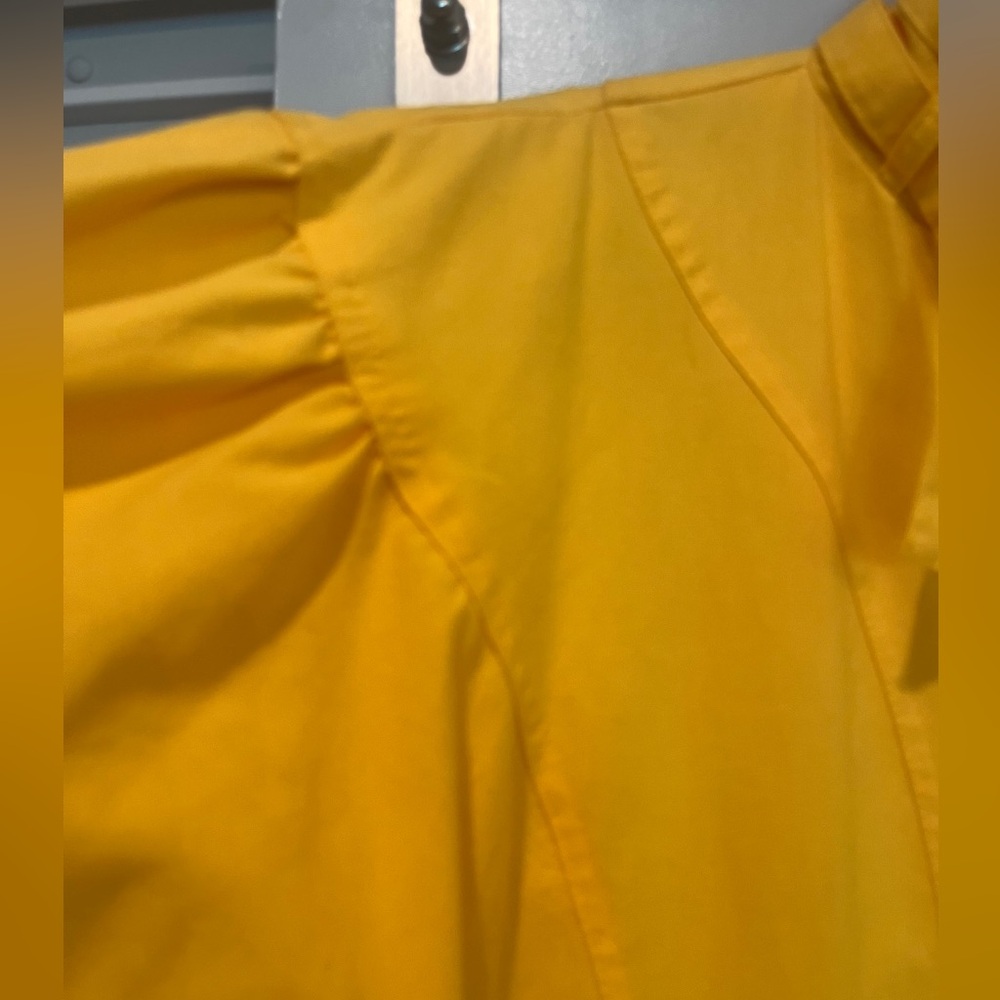 Vintage Bright Yellow oversized dolman sleeve Jacket. Totally 80s!! Amazing!! - Picture 4 of 13